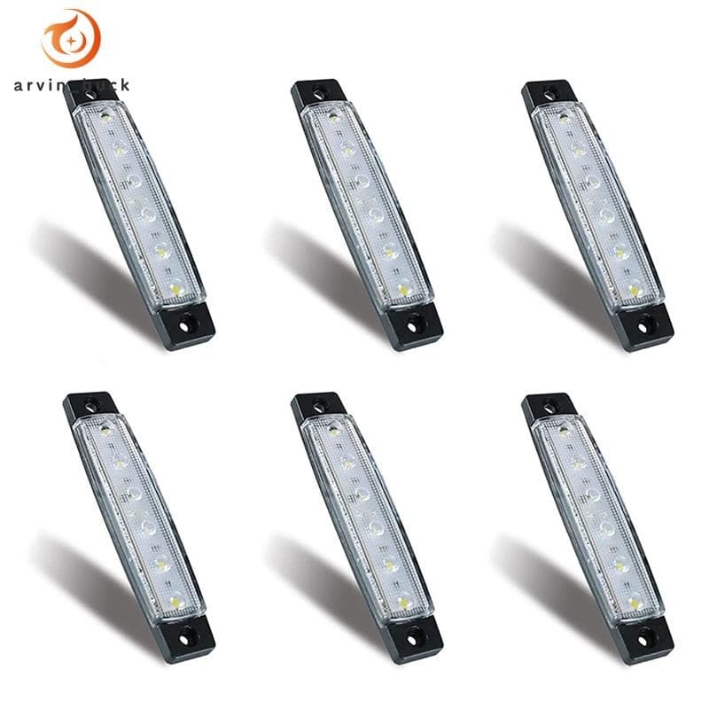 6 Pçs LED Luzes Do Barco Marinho Tira De Luz De Cortesia Deck Transom Cabine Navegação Iluminação À Prova Dwaterproof Ág