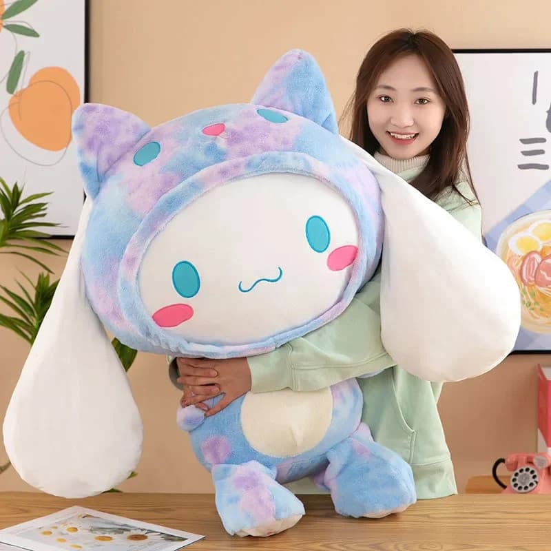 Gigante Sanrio Kawaii Cinnamoroll Brinquedos De Pelúcia Travesseiro Animal Conforto Bonecos Macios Presentes De Aniversá