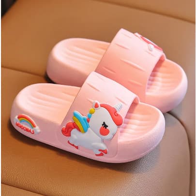 Chinelo feminino Unicórnio Slide Infantil Princesa Menina Unicórnio Menino Menina