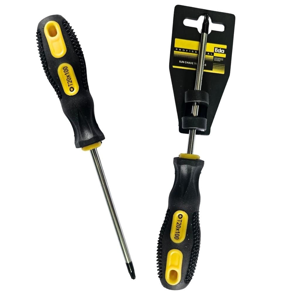 Chave Torx T20x100mm Ponta Imantada Cabo Ergonômico