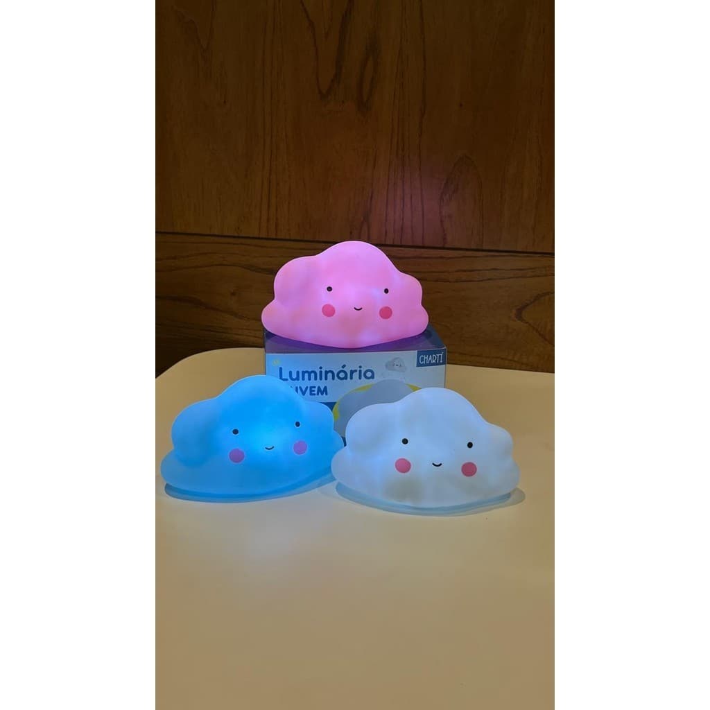 Luminária Infantil Nuvem Luz Suave