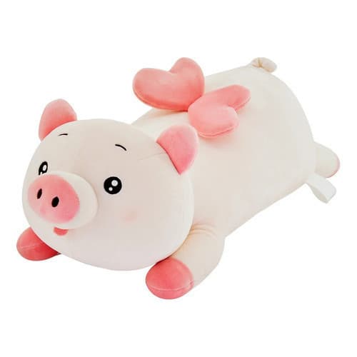 Pelúcia Pig Fofinho Deitado - 51,5cm - Caa Toys
