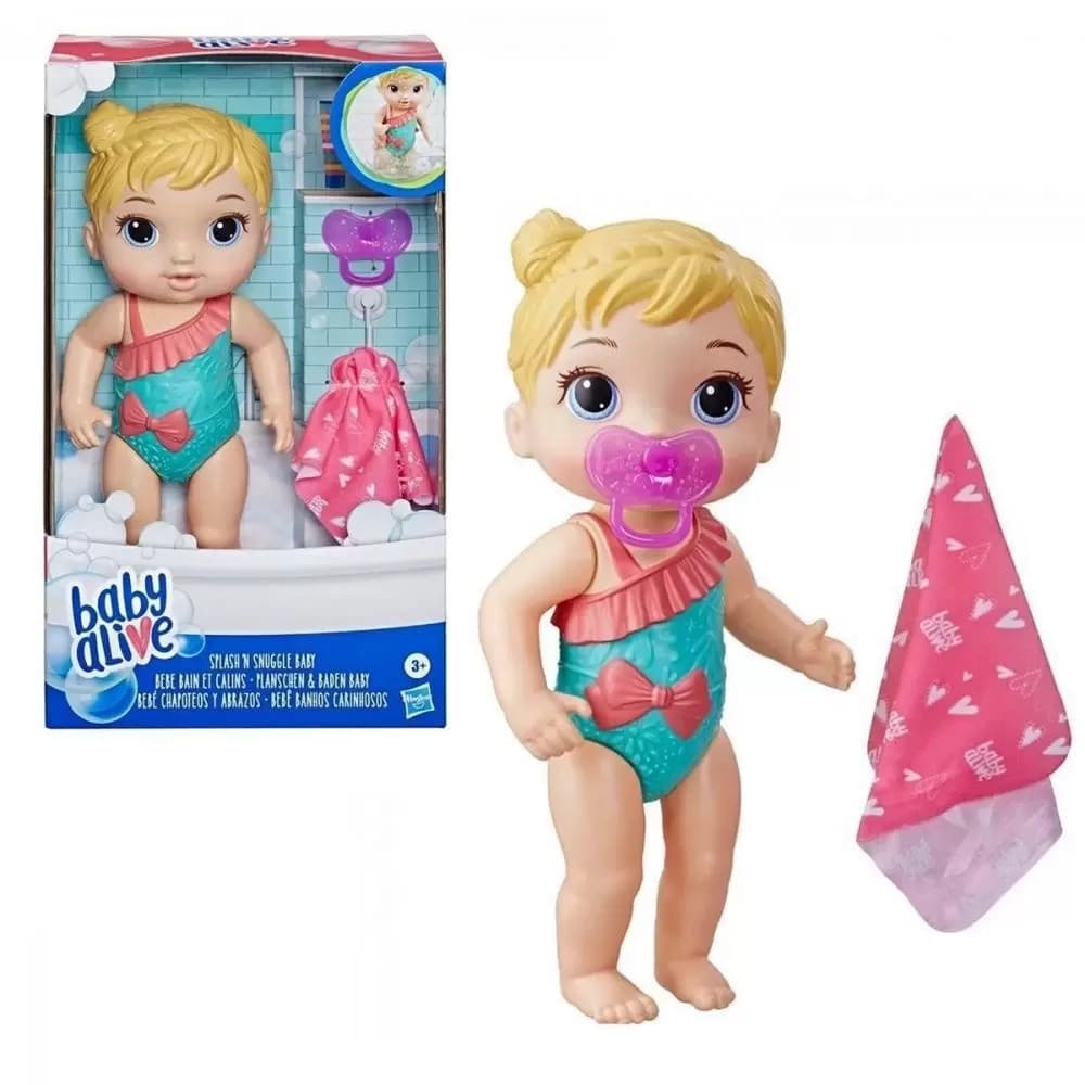 Boneca Baby Alive Banhos Carinhosos Loira - Hasbro E8716