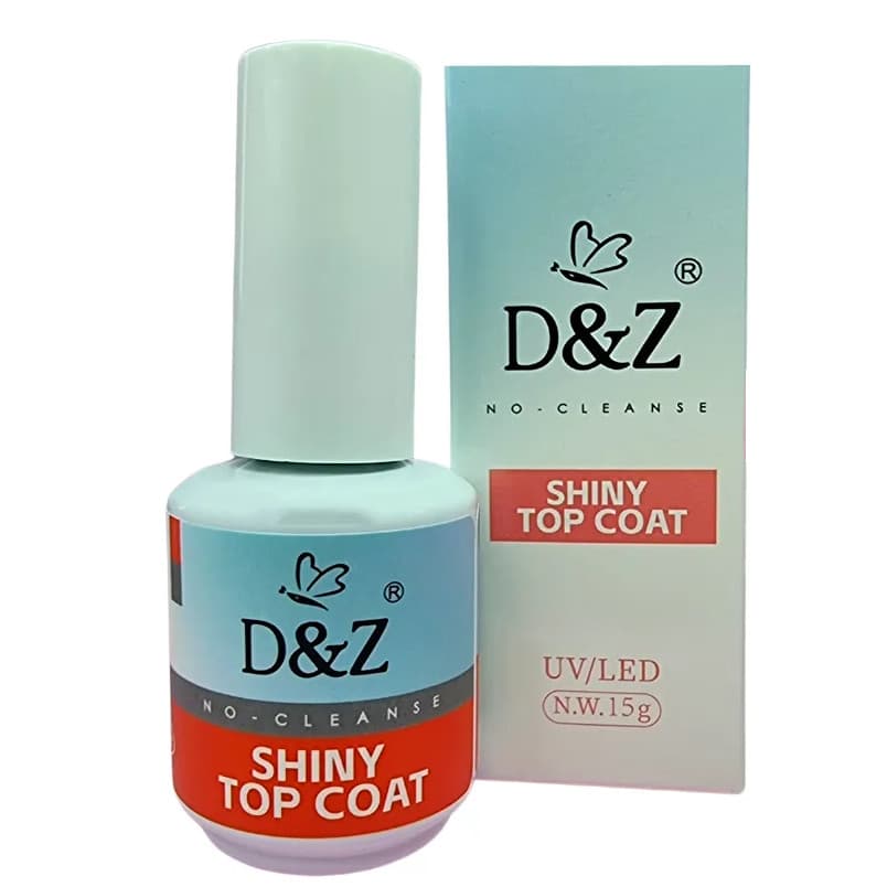 Top Coat Shiny D&Z Selante Blindado Ultra Fino Anti Risco Uv