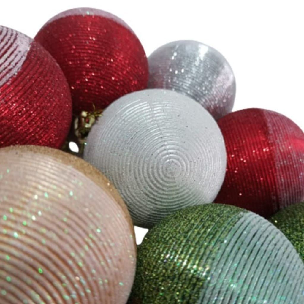 KIT C/6 Bolas de Natal 6CM Enfeite Natalino Artigo de Festa Decoração de Ambientes Cenários - CN6534