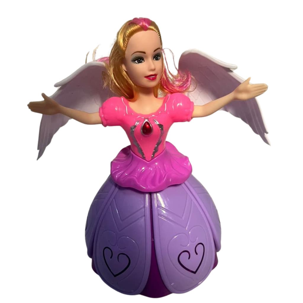 Boneca Frozen Dançarina Beautiful Angel Som e Luz P/ Criança