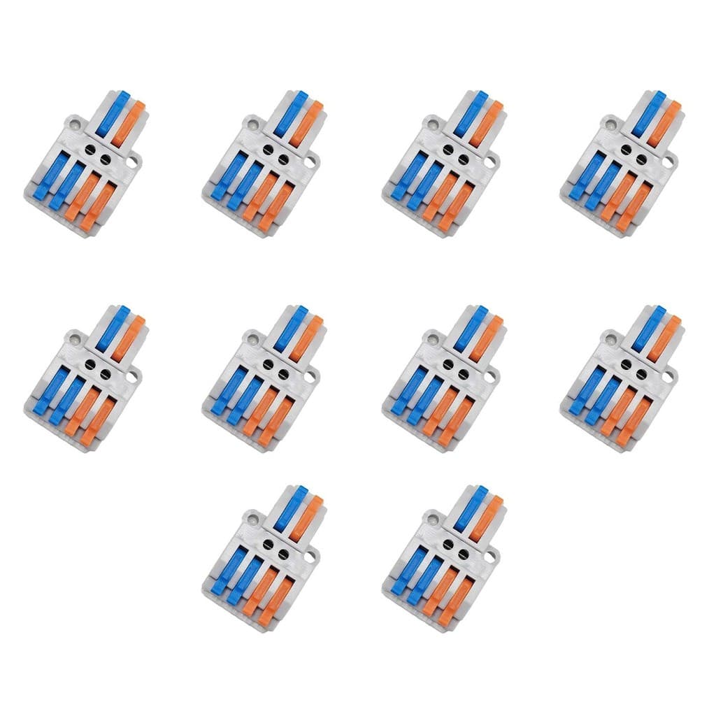 Kit 10x Conector Derivador 2:4 32A 1,5mm a 4mm 073994 InterNEED