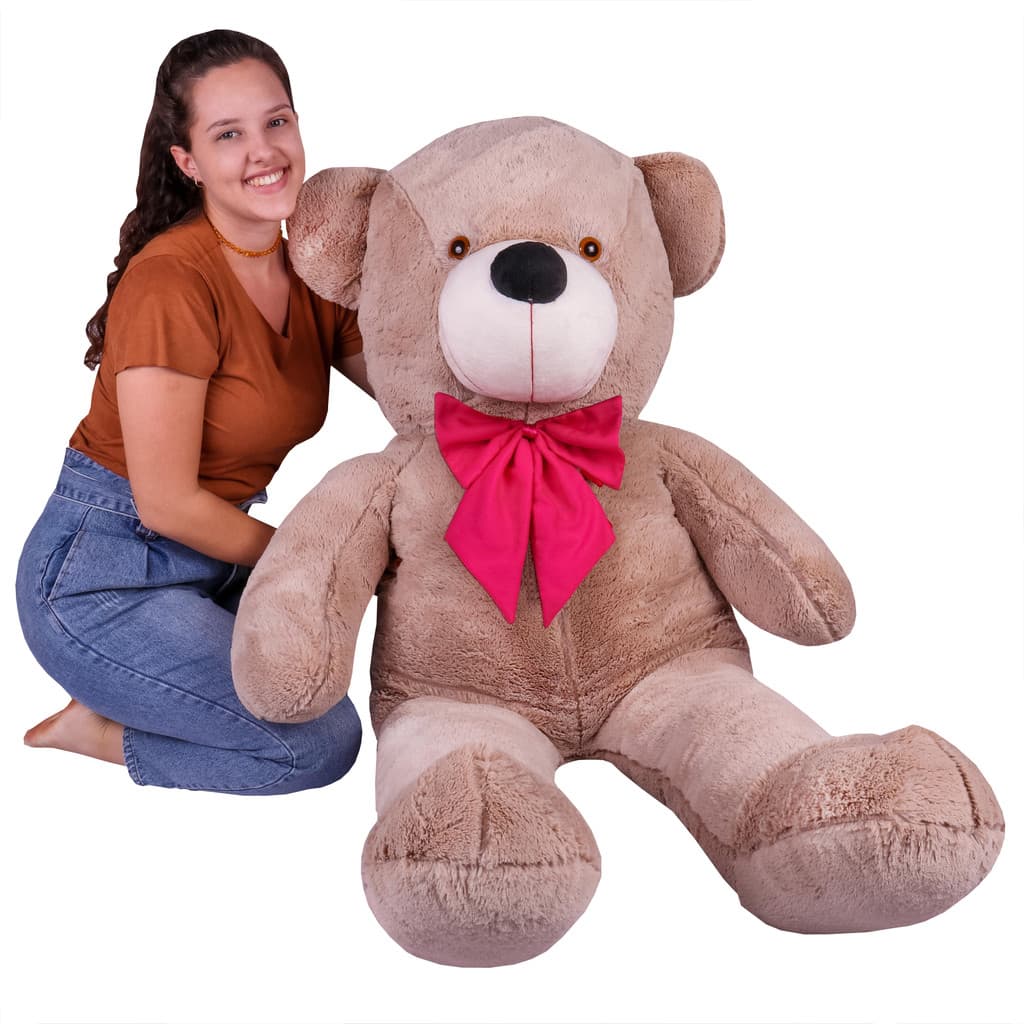 Urso Gigante Pelúcia Grande Teddy 1,10m