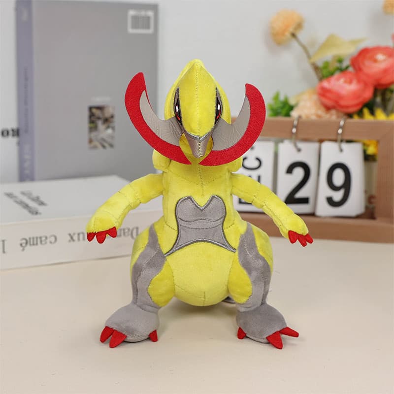 20cm Anime Pokemon Brinquedo De Pelúcia Haxorus Bolso Monstro Brinquedos Boneca Segurar Travesseiro Macio Recheado Para