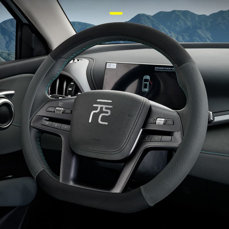 Para BYD Atto 3 Yuan PLUS Capa De Volante Inteligente Condução Interior Antiderrapante Universal Em Todas As Estações E