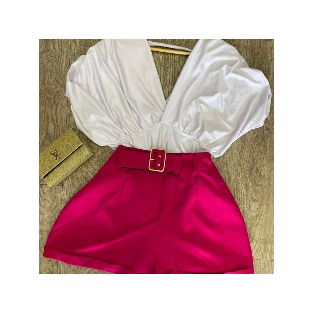 CONJUNTO PLUS SIZE/ SHORT ALFAITARIA+BODY MORCEGO PLUS SIZE