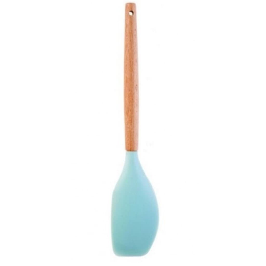 Espátula de Silicone com Cabo de Madeira – Resistente e Prática para Cozinha