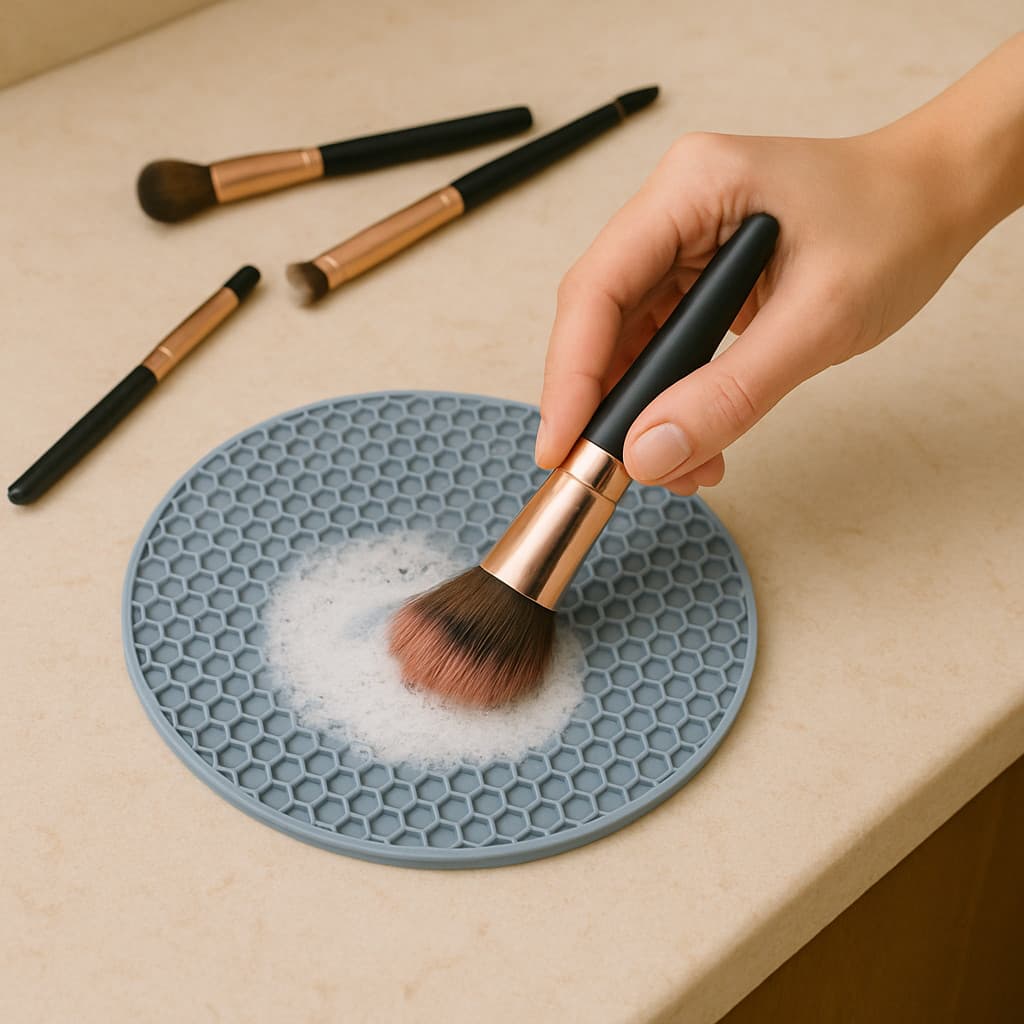 Tapete Para Limpeza De Pinceis Grande Silicone