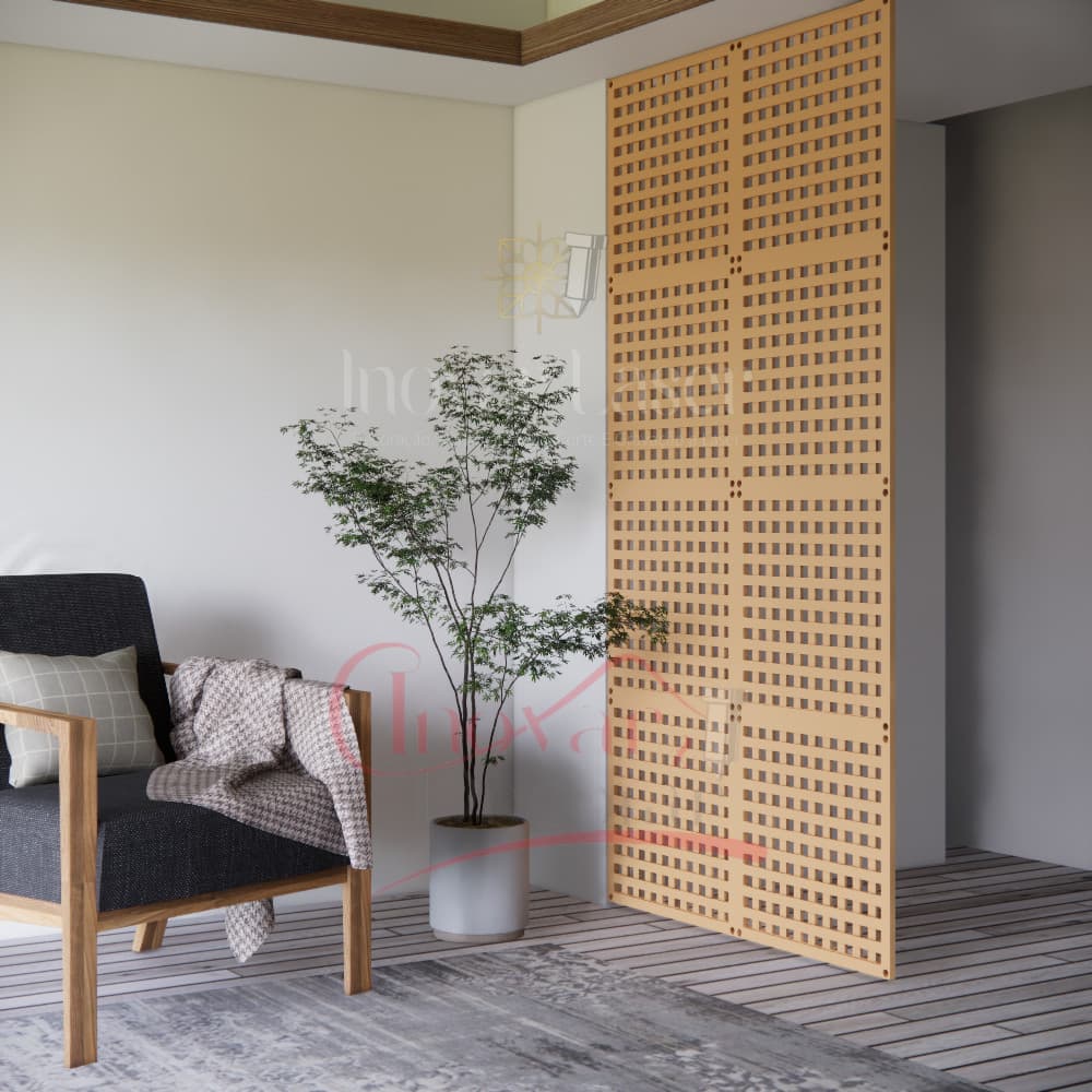 Placas Vazadas Decorativas Cobogó Painel Cama Cabeceira MDF -VARIAS OPÇOES  Ambiente Único Elegante QUA