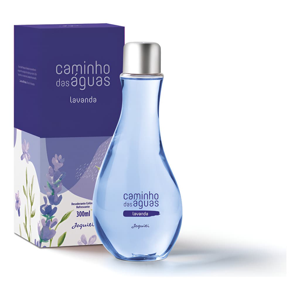 Colônia Caminho Das Águas Refrescante Lavanda Jequiti 300 Ml