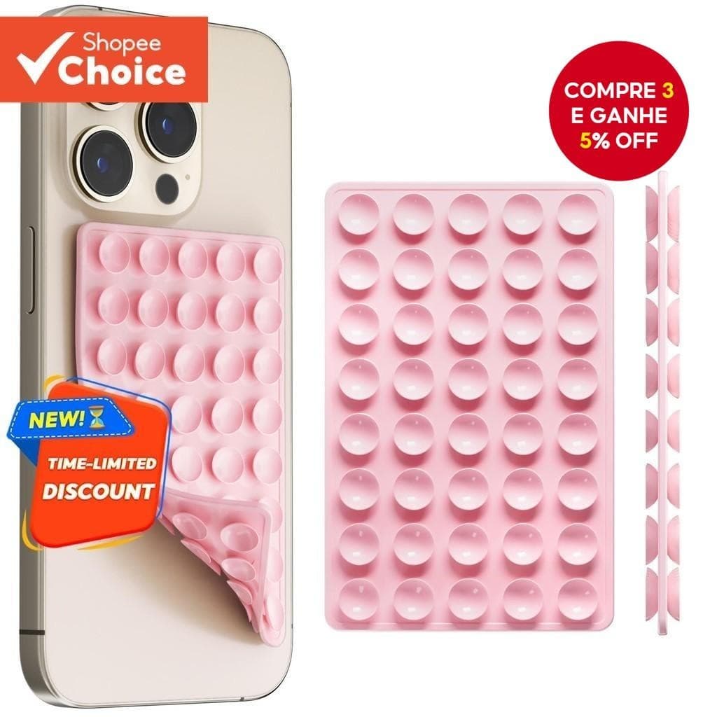 Almofada De Sucção De Telefone Dupla Face Para Suporte Mãos-Livres Celular