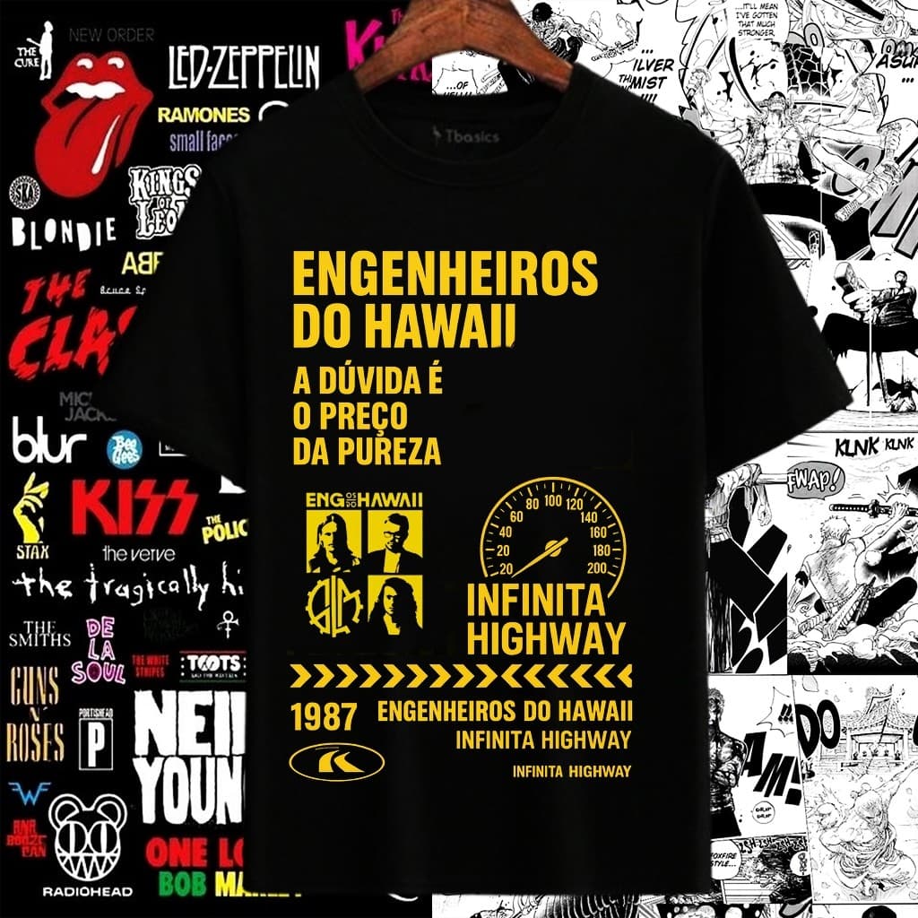 Camisa Engenheiros do hawaii Infinita highway