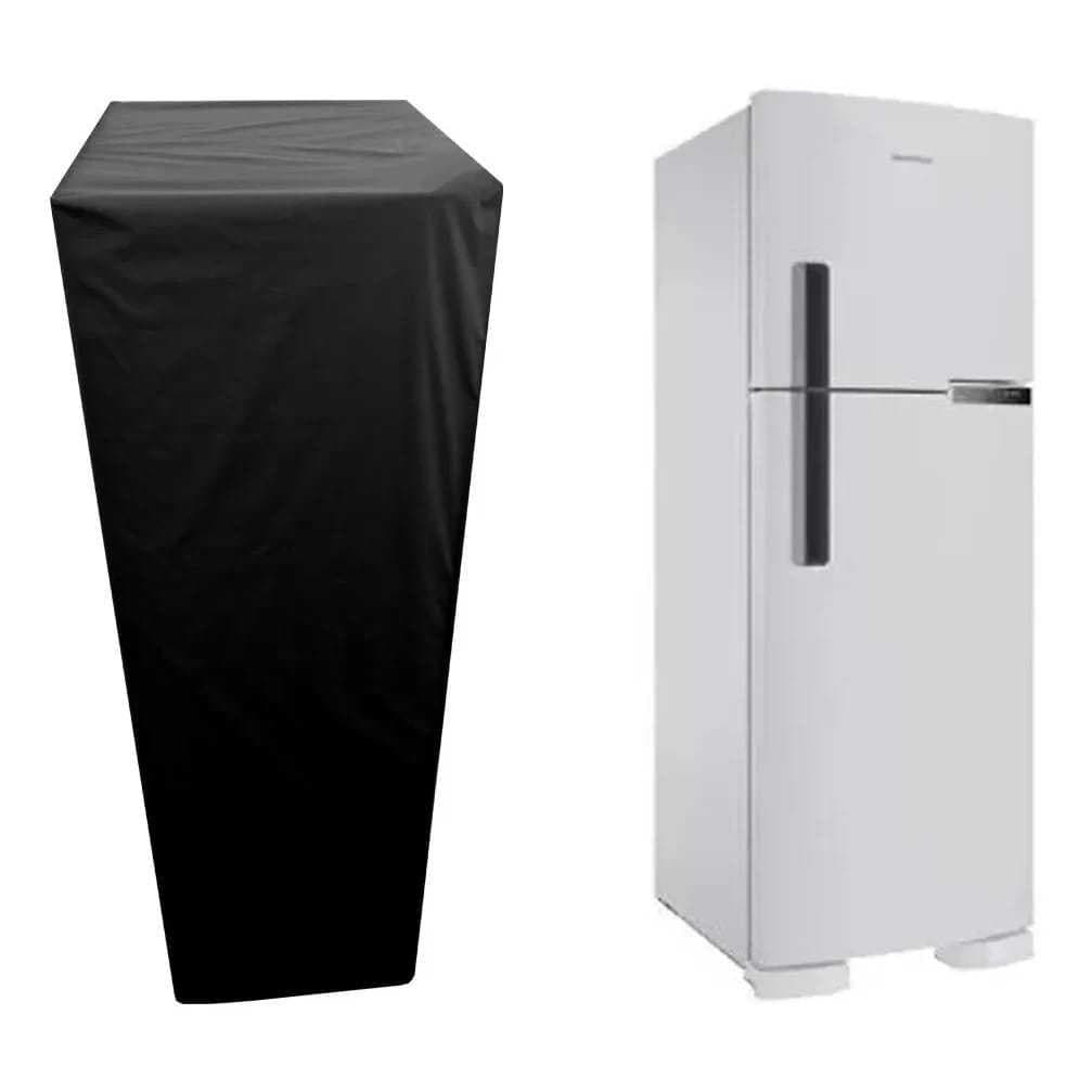 Capa De Cobrir Freezer Em Couro Geladeira Proteção Impermeável Anti Poeira Várias Medidas