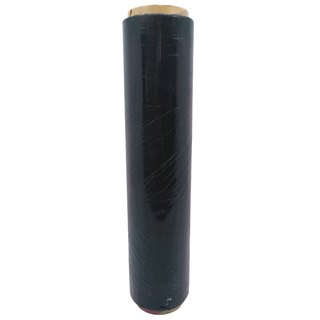 Filme Stretch Preto 500mm 25mc 2,4kg Para Embalar