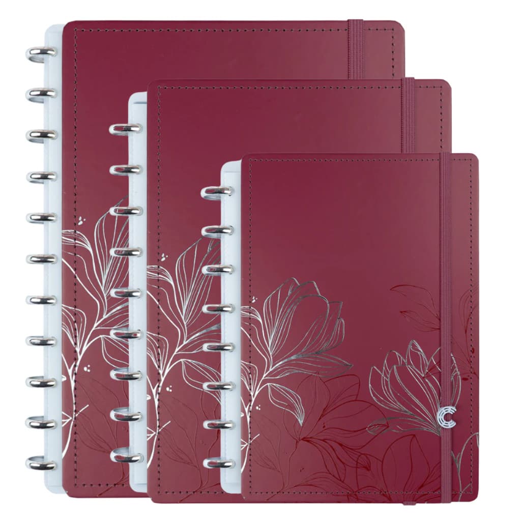 Caderno Inteligente Bruna Tavares Cherry - Vários Tamanhos