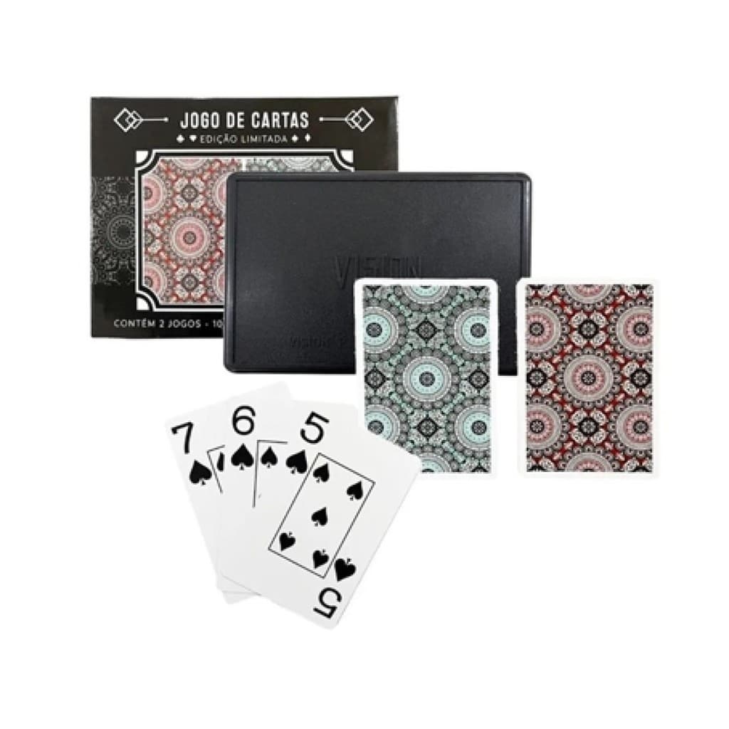 Baralho de Cartas Tradicional Truco Poker Paciência