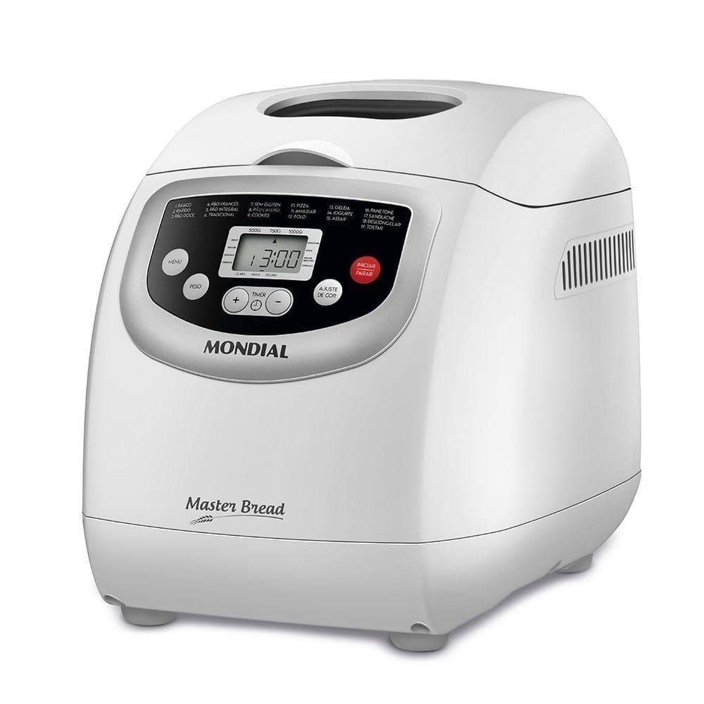 Panificadora Automática Mondial Master Bread Branco NPF-54 110V