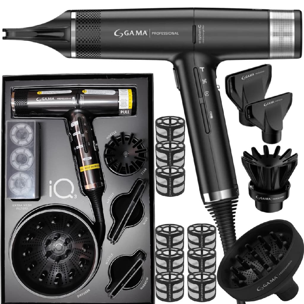 Secador De Cabelo Iq3 Perfetto Gama Italy 1600w 220v Turbo 120.000 RPM Lançamento 1 Ano de Garantia