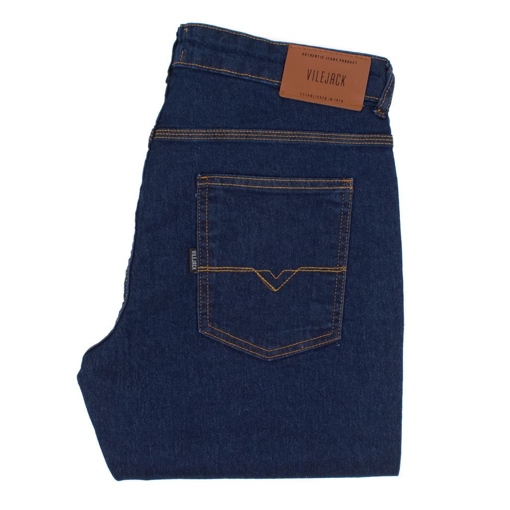 Calça Jeans Masculina Vilejack Stone Tradicional Algodão