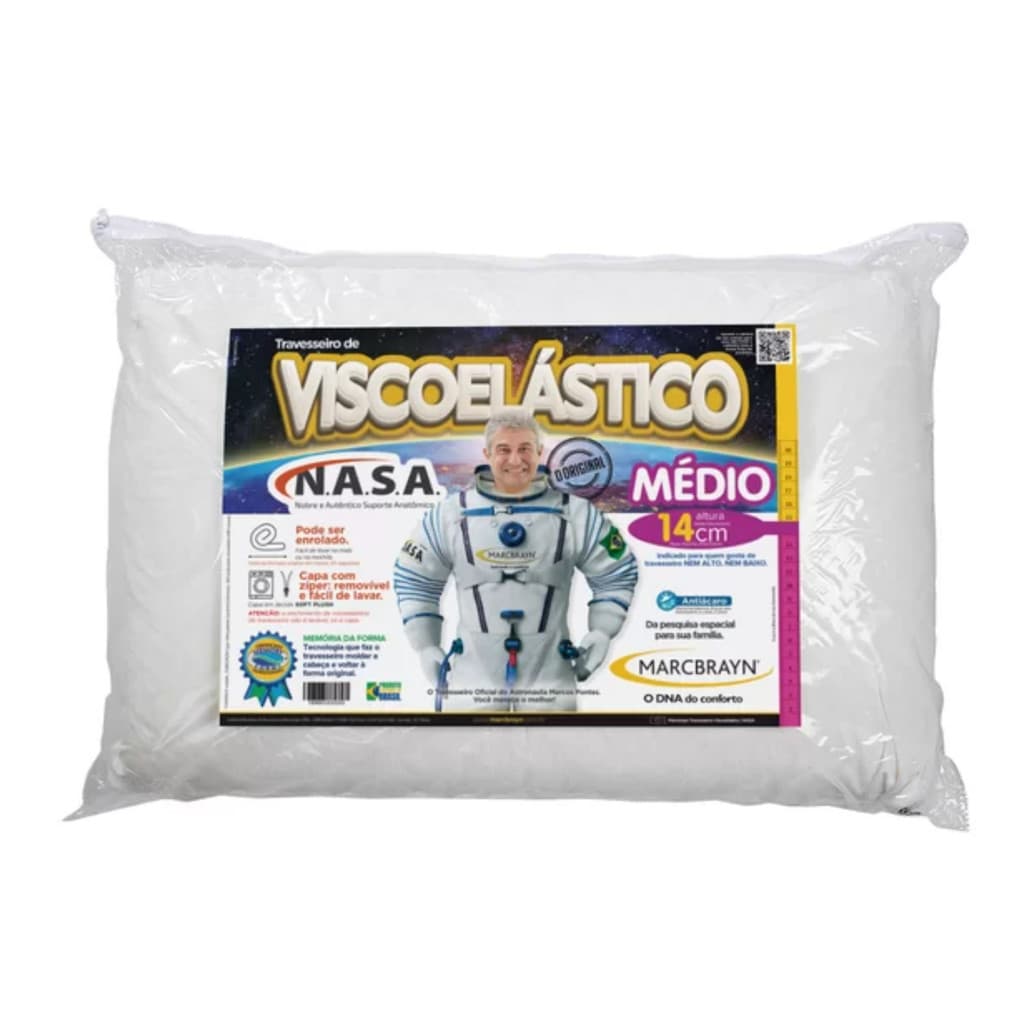 Travesseiro Nasa 14cm