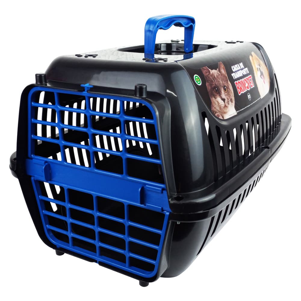 CAIXA DE TRANSPORTE N2 PREMIUM - PRETO COM AZUL