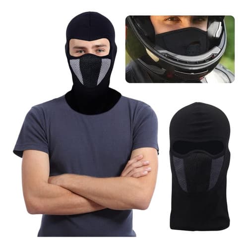 Touca Balaclava Moto Ciclismo Proteção Frio Solar Uv Térmica