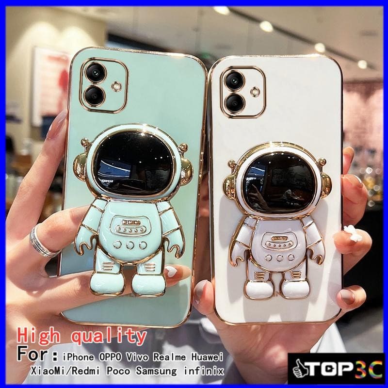 Capinha Samsung A06/A05/A04/A04E/A03/A03S/A02S Nasa Astronauta Suporte Caso De Telefone YHY