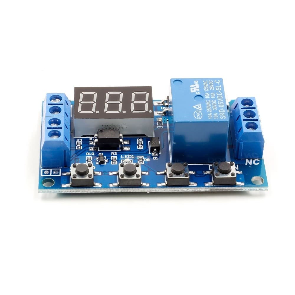 6-30V Módulo De Relé Interruptor Gatilho Tempo Atraso Circuito Temporizador Ciclo Ajustável R06 Navio Da Gota