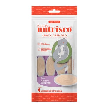 SNACK CREMOSO NUTRISCO ATUM E BACALHAU 56G