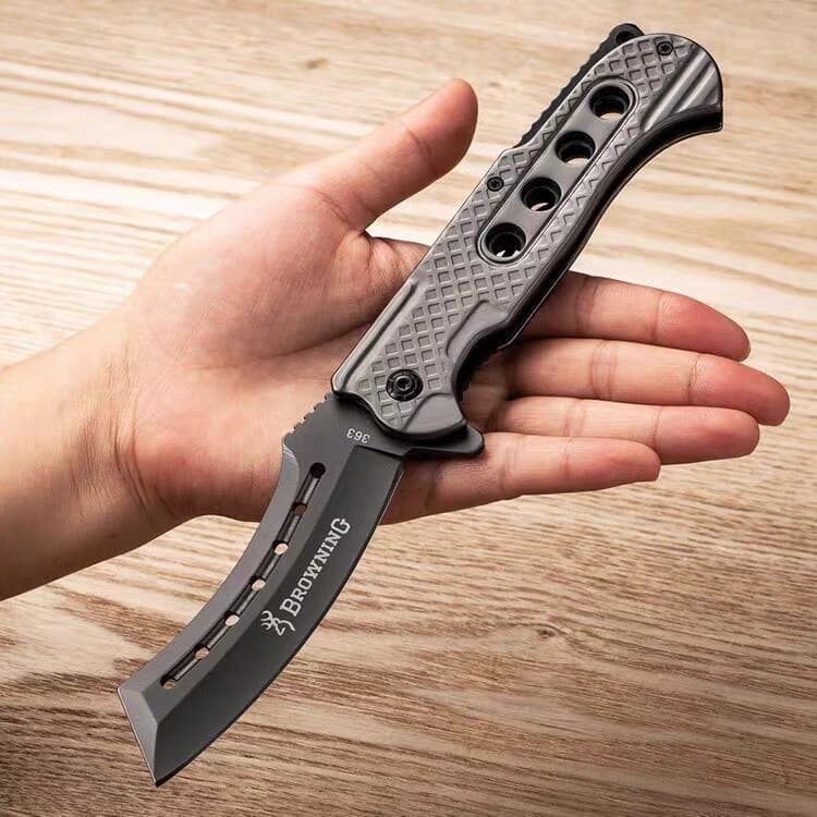 Canivete Semi-Automático Tesouro Geode - Design Exclusivo e Lâmina Afiada para Uso Diário e Multifuncional
