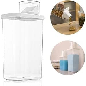 Pote Hermetico Para Armazenamento Com Bico E Copo Medidor 1300ml