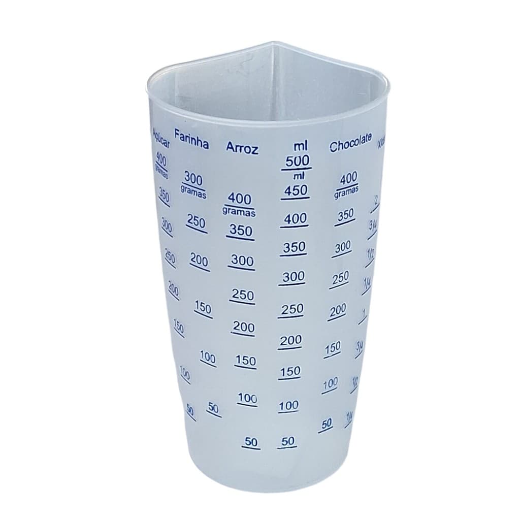 COPO MEDIDOR 500ML MEDIDOR DE LIQUIDOS 500ML PLASTICO CP-1001