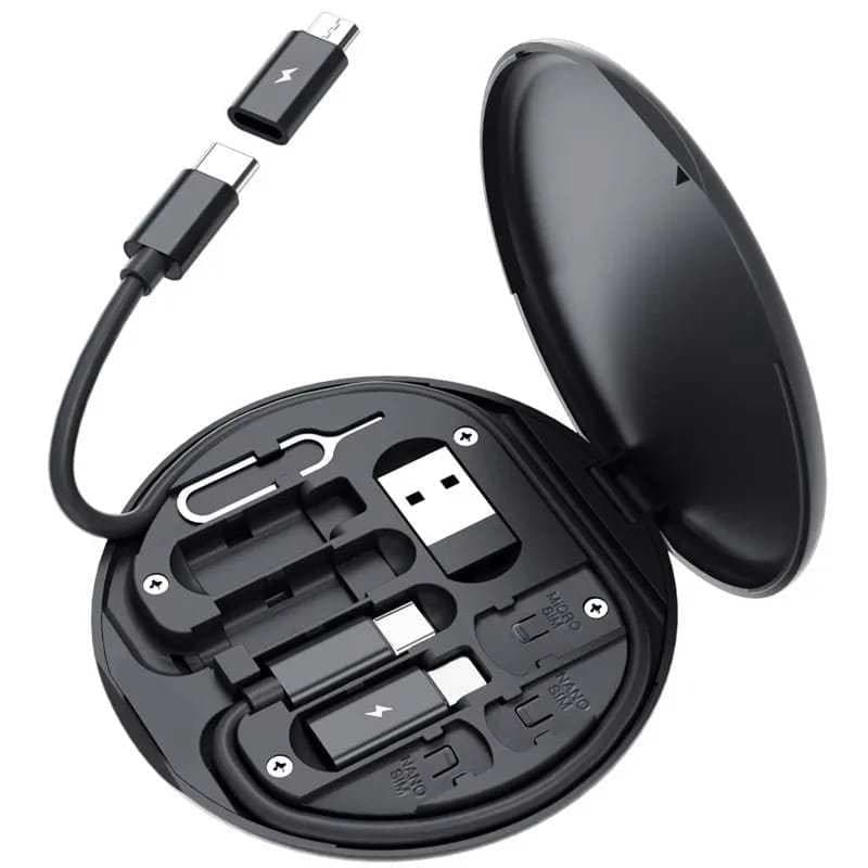 Kit 5 10 20 Adaptador de Carregamento Rápido 60W Tipo-C para Micro USB para Iluminação