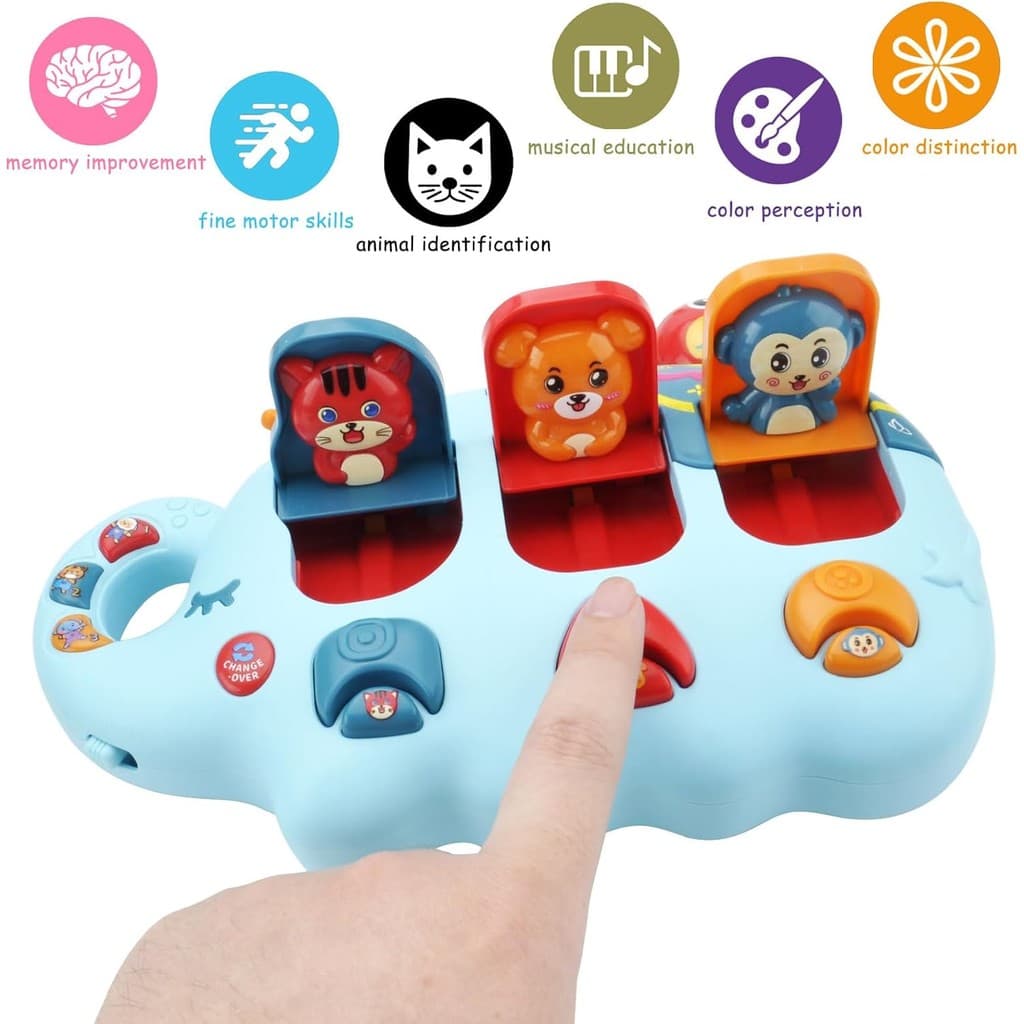 Brinquedo Play Time Music Elefantinho, Com Com De Animais