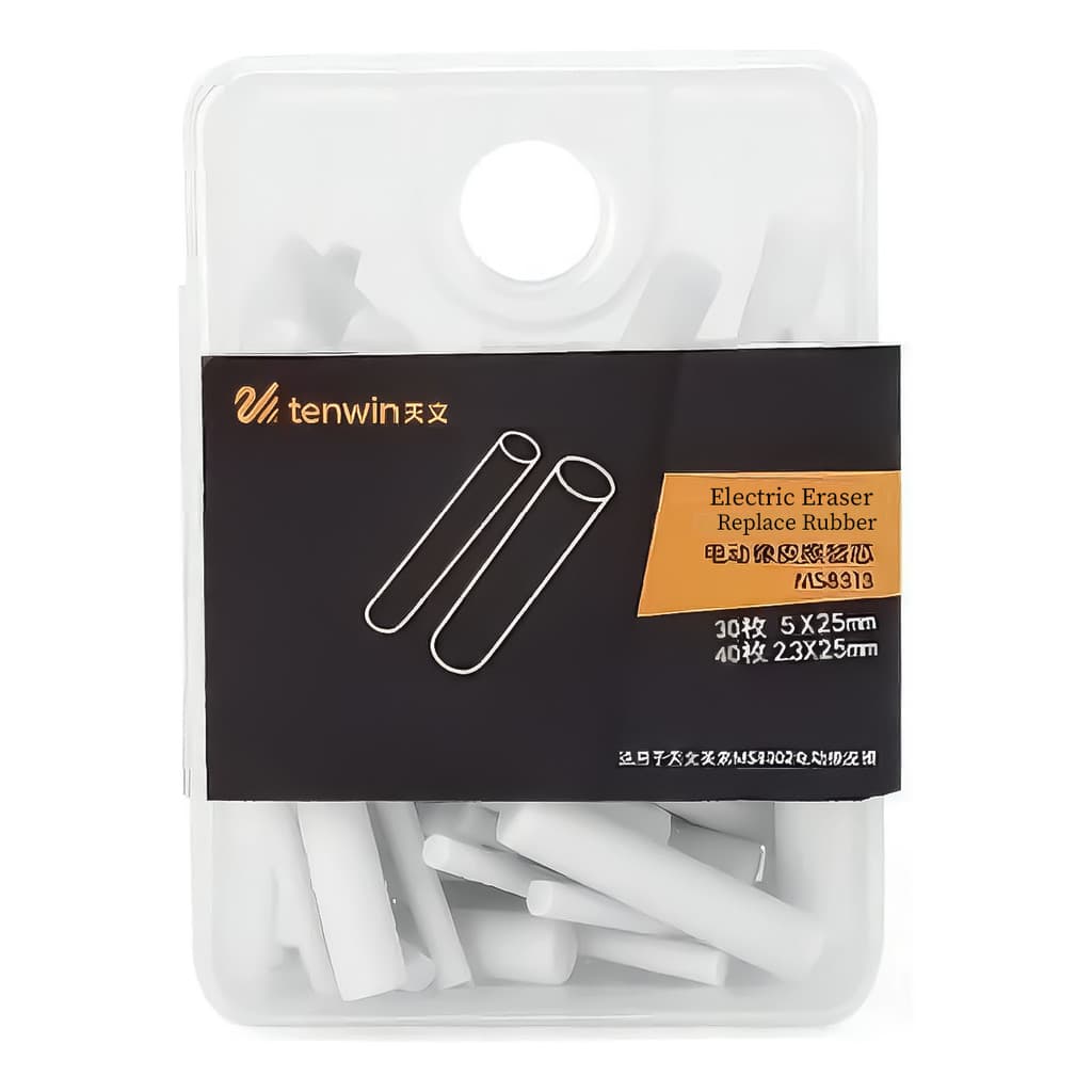 Refil de Borracha Eletrica para Desenho 70 Refis Tenwin