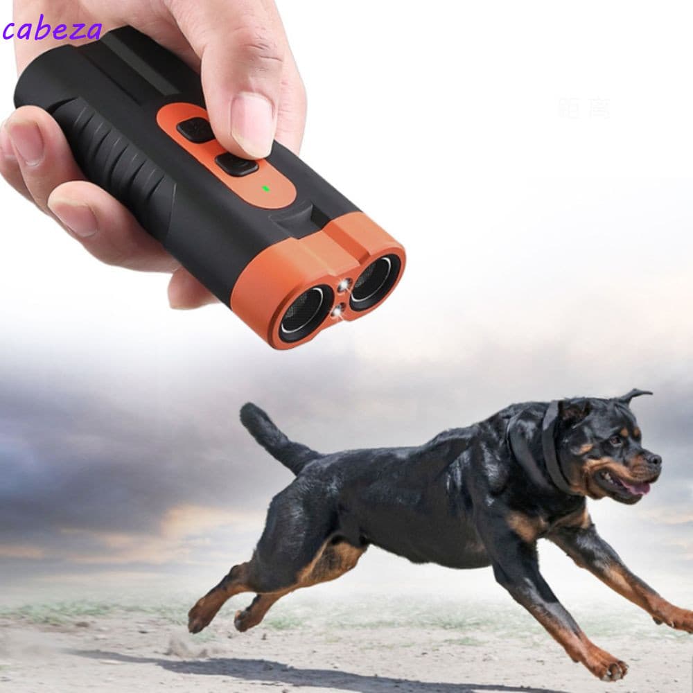 Repelente Ultrassônico Para Cães De Estimação CABEZA , Recarregável Com Lanterna LED Repelentes Treinamento De , Profiss