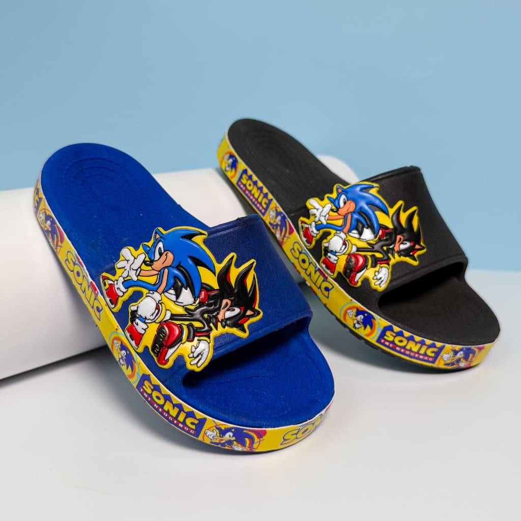 Chinelo Nuvem Slide Menino Sonic