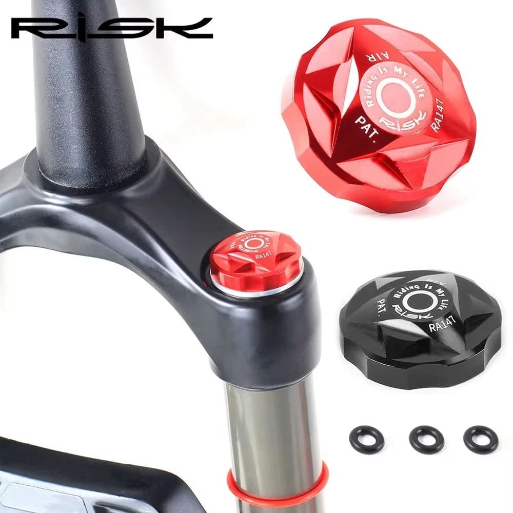 RISK Alumínio Mountain Bike Suspensão Garfo Capa De Ombro MTB Dianteiro Gás Amortecedor Tampas Para Bicicleta Ar