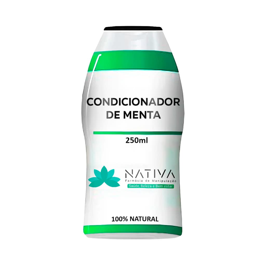 Condicionador De Menta 250ml Hidratação E Maciez Para Cabelos Normais E Oleosos