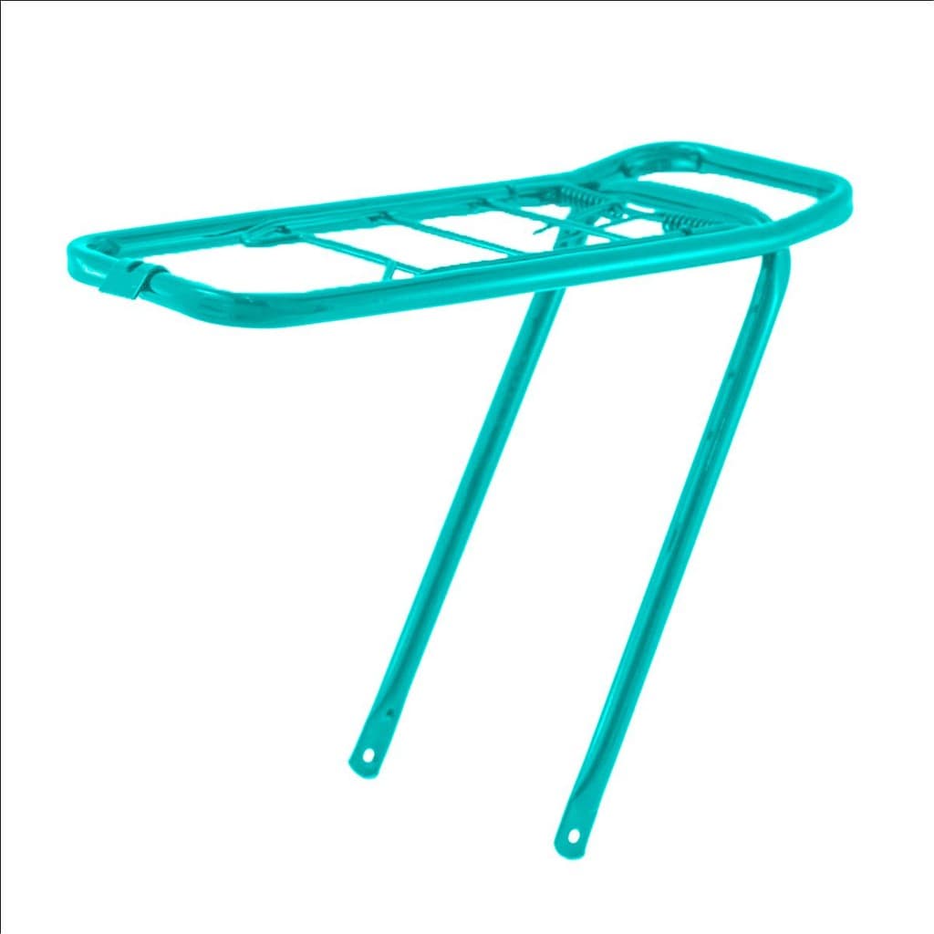 Bagageiro 26 X 1.1/2 Com Mola Terra Forte Azul Turqueza Samy