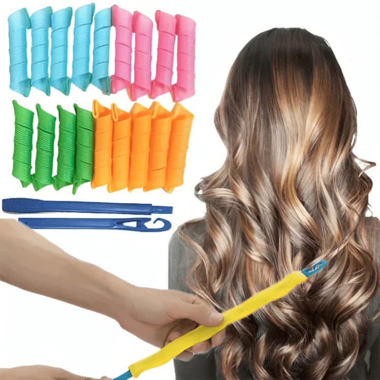 Formador De Cachos Magic Leverag Modelador Rolinhos Cacheador Para Cabelo Enrolador Curl Bob Magico Cacheador de Cabelo