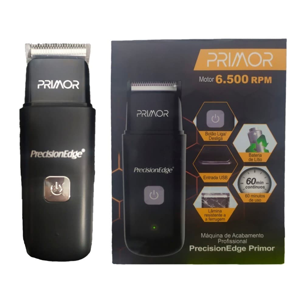 Máquina de Acabamento Primor Profissional Sem Fio Cães e Gatos Precision Edge Original