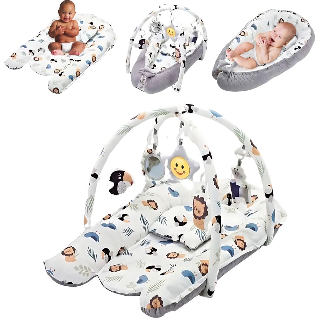 Tapete de Atividades Bebê Ninho Musical Dreamy - Maxi Baby