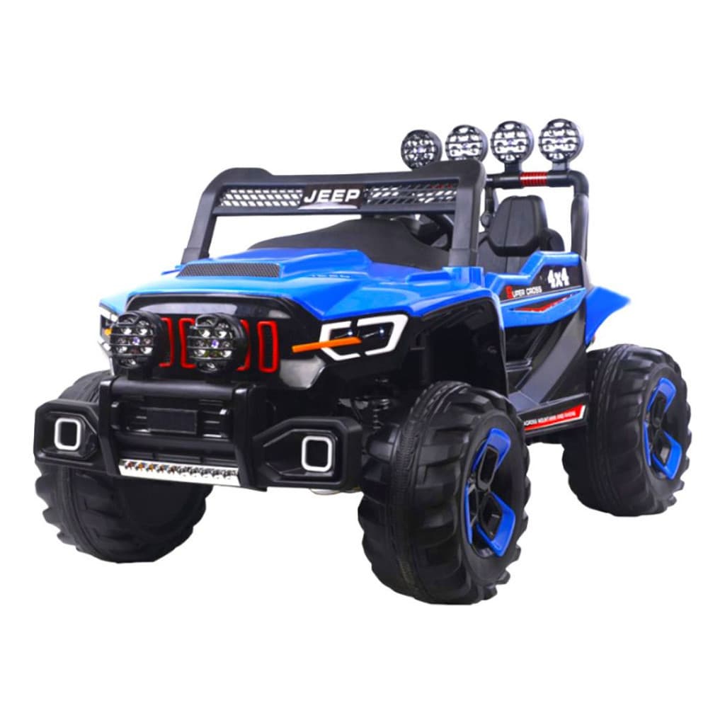Carro Elétrico Infantil Jipe Menino Menina Super 4x4 Luz Led