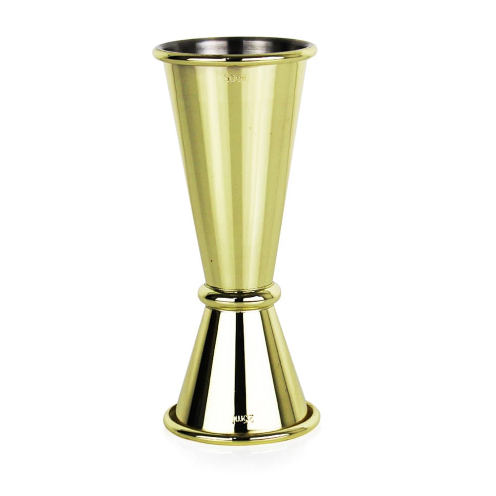 Dosador de Bebidas Japanese com Anel Inox Dourado 25x50ml